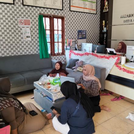 Menuju Lomba PHBS Tingkat Provinsi, Desa Gunung Ulin Matangkan Kelengkapan Administrasi